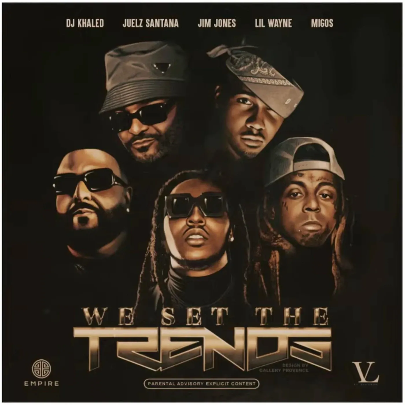 Jim Jones, Lil Wayne, DJ Khaled, Migos & Juelz Santana - We Set The Trends (Remix) jim jones trend remix