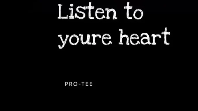 Pro Tee – Listen to You’re Heart Pro Tee – Listen to You’re Heart